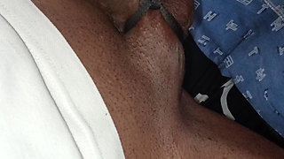 I squeeze my penis and balls, it doesn't deserve a good blowjob