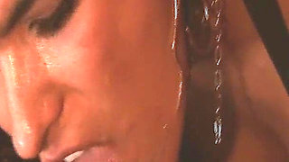 Fetish Girls Scene-1_busty Latina Brunette in Latex Fucks Her Tied-up Friend in a BDSM Cave