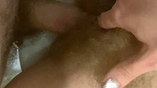 Sticking Cock and Finger Until She Cums