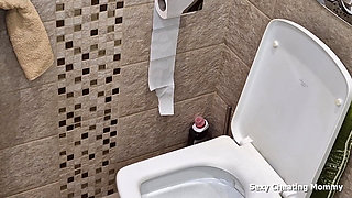 Slave Tongue Is My Toilet Paper, Human Toilet Slave Lick My Dirty Pussy and Ass After Toilet Scm