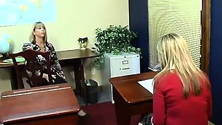 Fetish lesbians spanking time