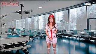 Nurse Does Kinky Things In Front Of Her Patient - Joi Solo Girl
