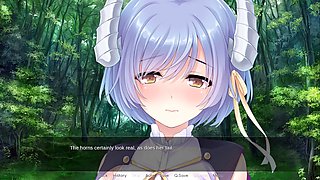 Busty characters in manga porn featuring runaway demon bride