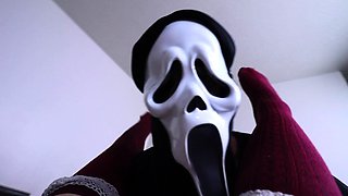 POVProfessor - Ghostface fucks and creampies hot co-ed