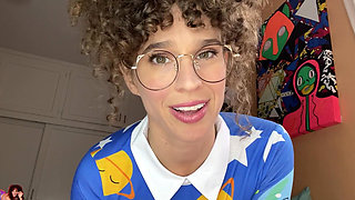 Ms. Jizzle Makes Her Sweet Cuck Stepson Watch Her Take Multiple Cocks JOI!