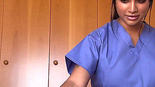 Big Ass Nurse Rides Her Patient's Cock When the Doctor Is Not There- Yasminakhan