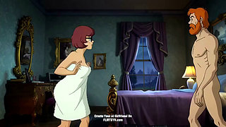 Velma Felt the Cold Air Wrap Around Her Body, Then Cock Deep Inside Her Wet Pussy, Fucking Her Hard ( AI Generated )