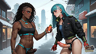 Watch Naughty Black Babes Enjoy a Popshot Feast Fueled by Porn!