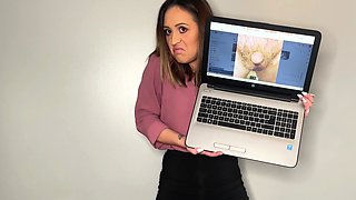 Upskirt babe dirty commeting small dicks