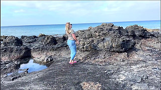 Another Beach Accident - Wet Jeans by the Shoreline