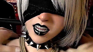 Slutty 2b with Man and Dildo Double Penetration