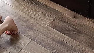Sexy Wife Workout at Home Naked