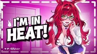 Satiate Breed Me NOW!" Bunnygirl In Warmth is Desperate For Your Jizz - R18 Audio ASMR Anime porn Roleplay