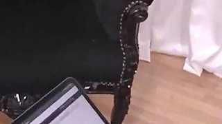 POV with hairy 72 years old grandma