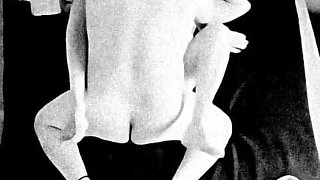 Horny Granny Gets Fucked in Black and White